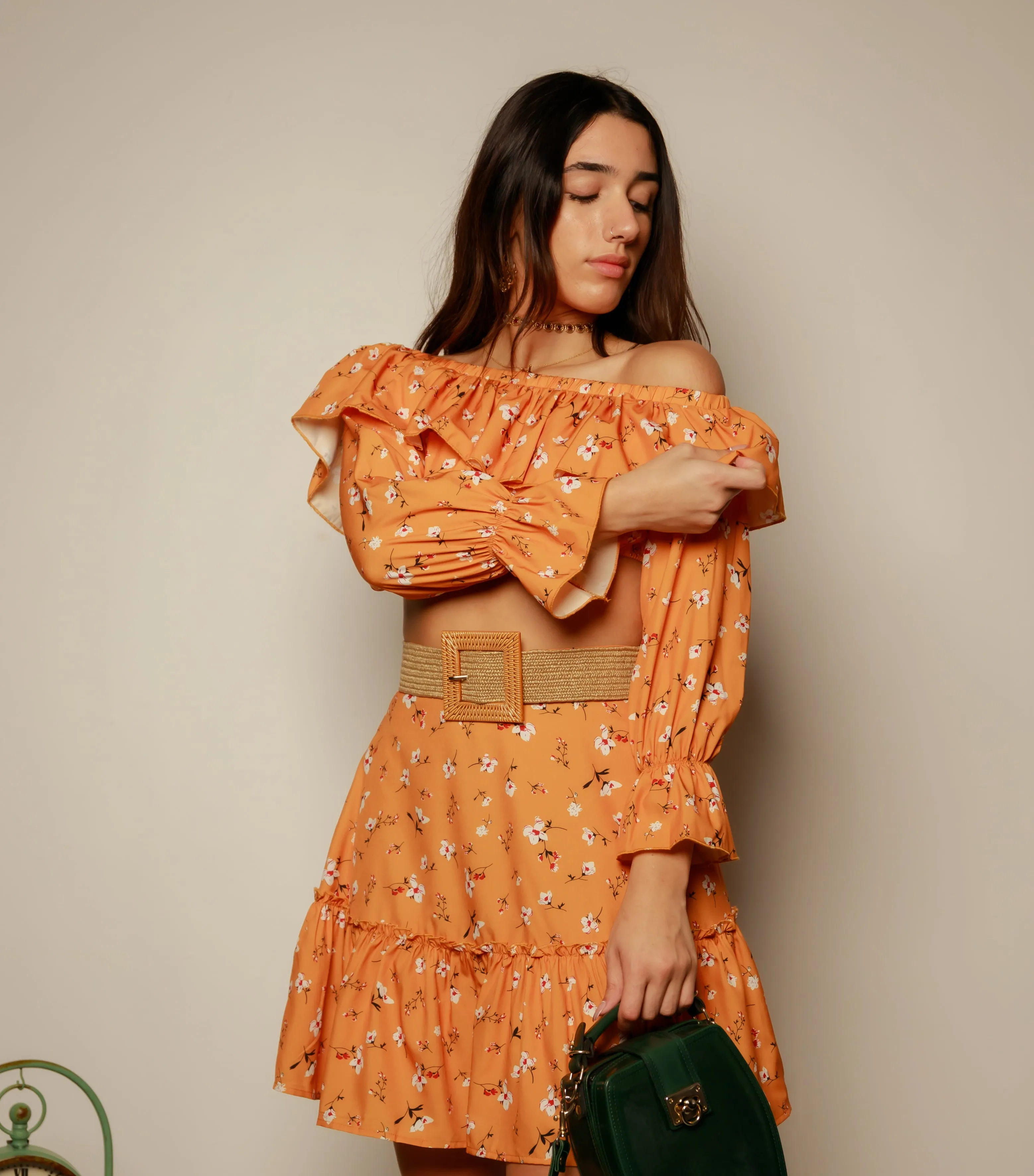 Dahlia | Floral Skirt Set
