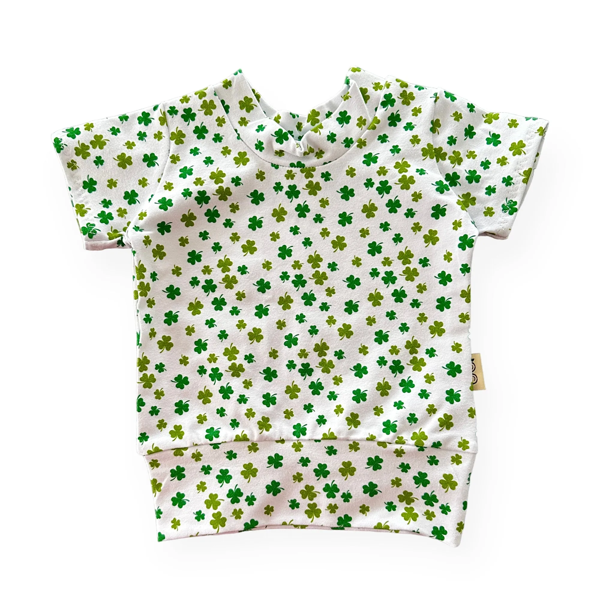Dainty Shamrocks Biker Shorts Lounge Set