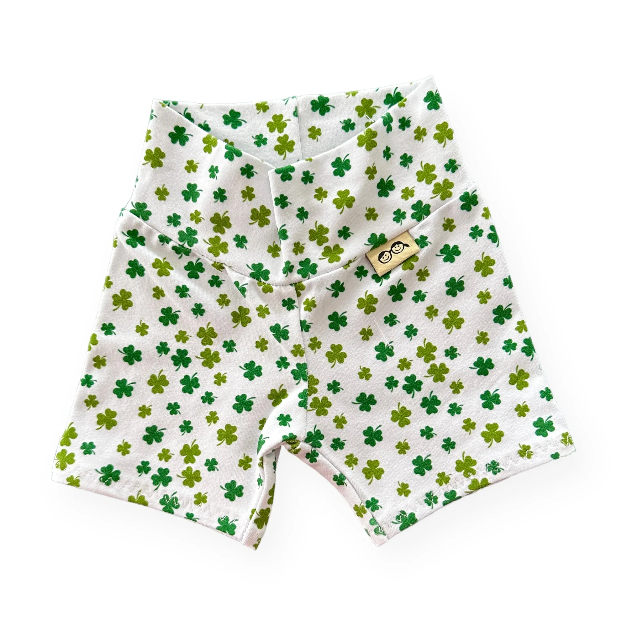 Dainty Shamrocks Biker Shorts Lounge Set