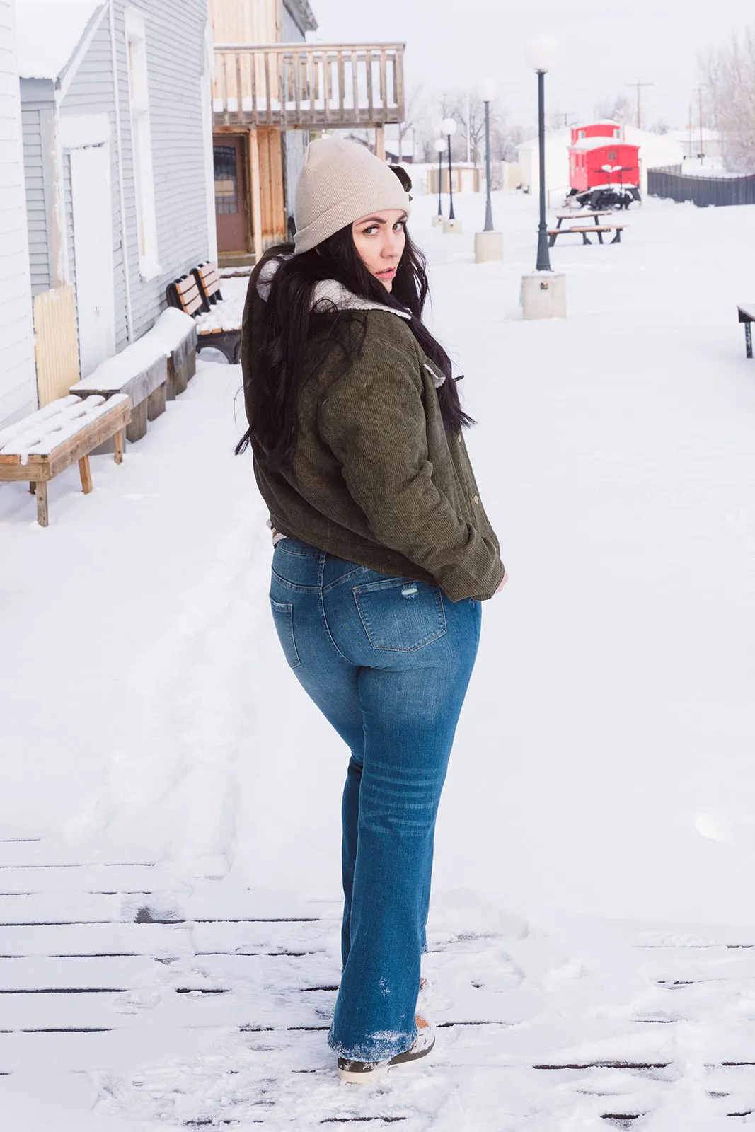 Dannie High Rise Flare Jeans