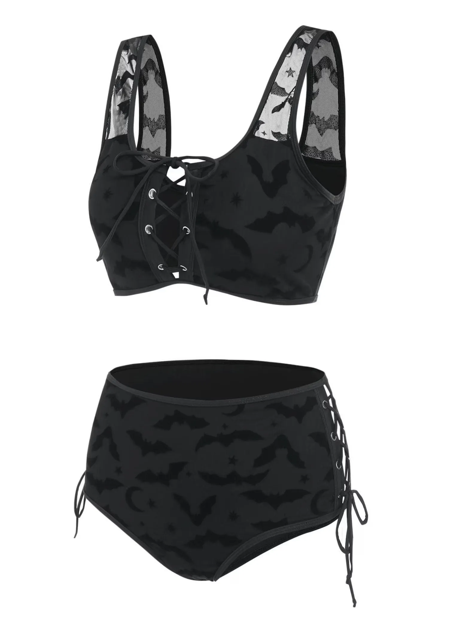 Dark Moon Gothic Plus Size Bikini