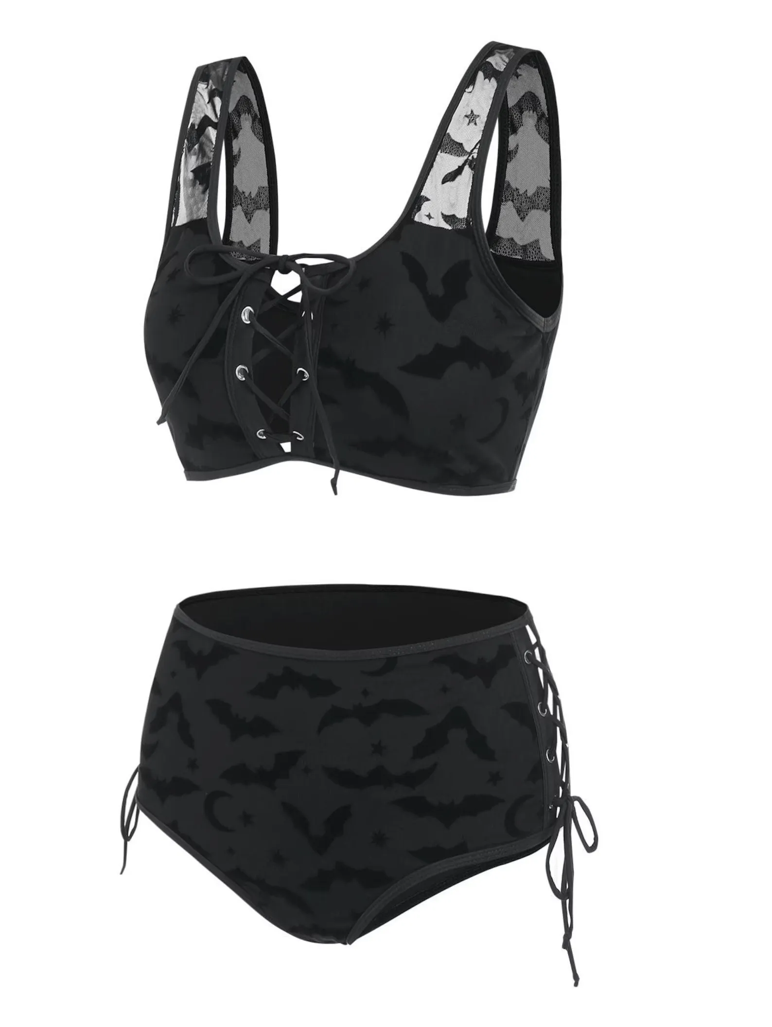 Dark Moon Gothic Plus Size Bikini