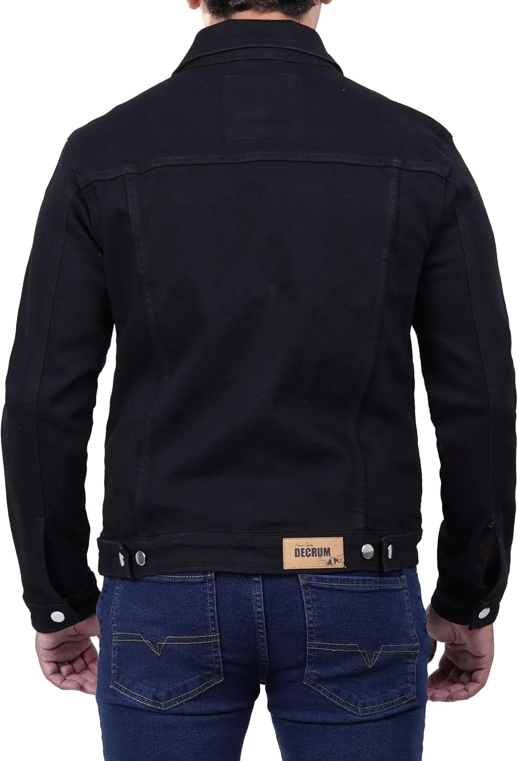 Decrum Jean Jacket Men - Trendy Trucker Style Men's Denim Jackets