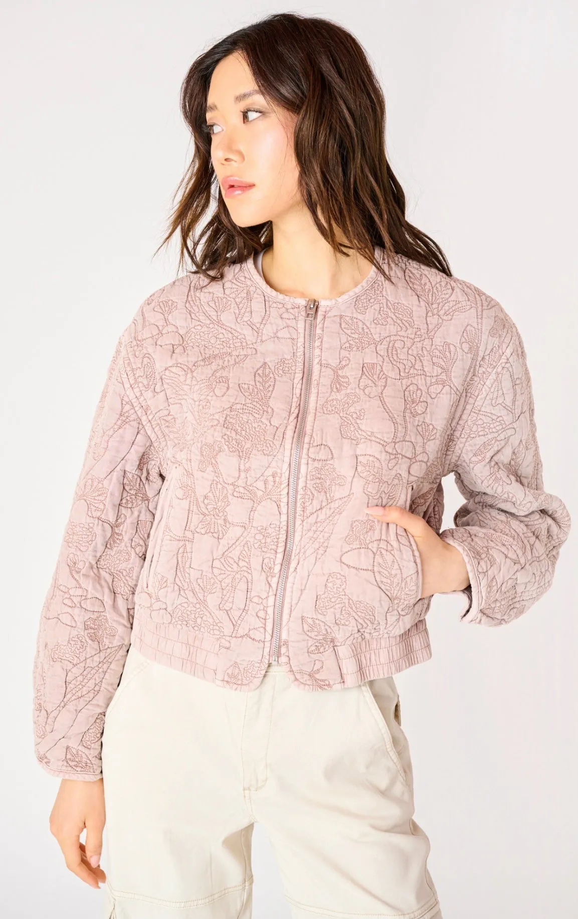 DEX QUILTED BOMBER JACKET