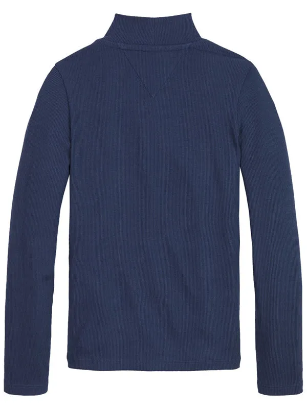 Dg Tjw Rib Mock Neck