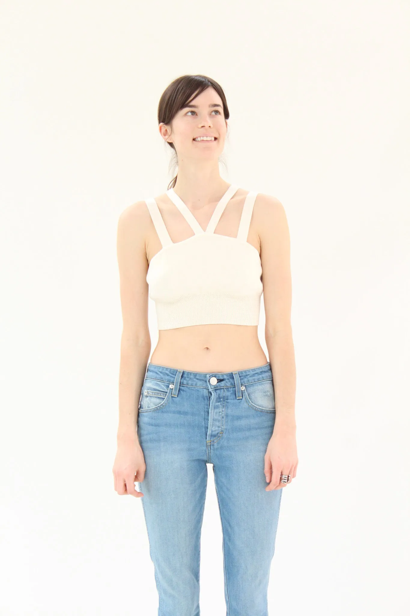 Diarte Devon Knit Top Cream