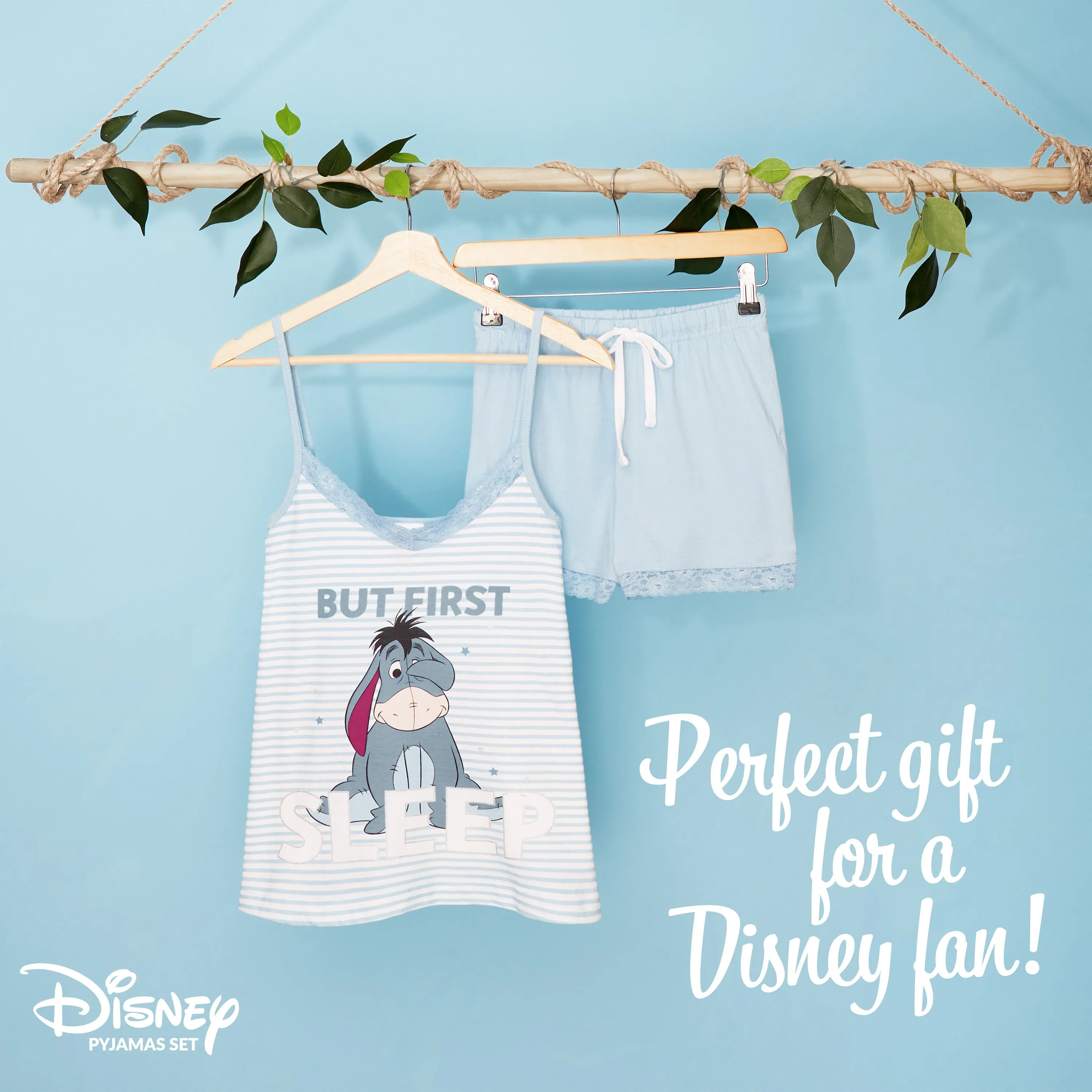 Disney Womens Pyjama Sets, Ladies Pyjamas, Eeyore Gifts for Women