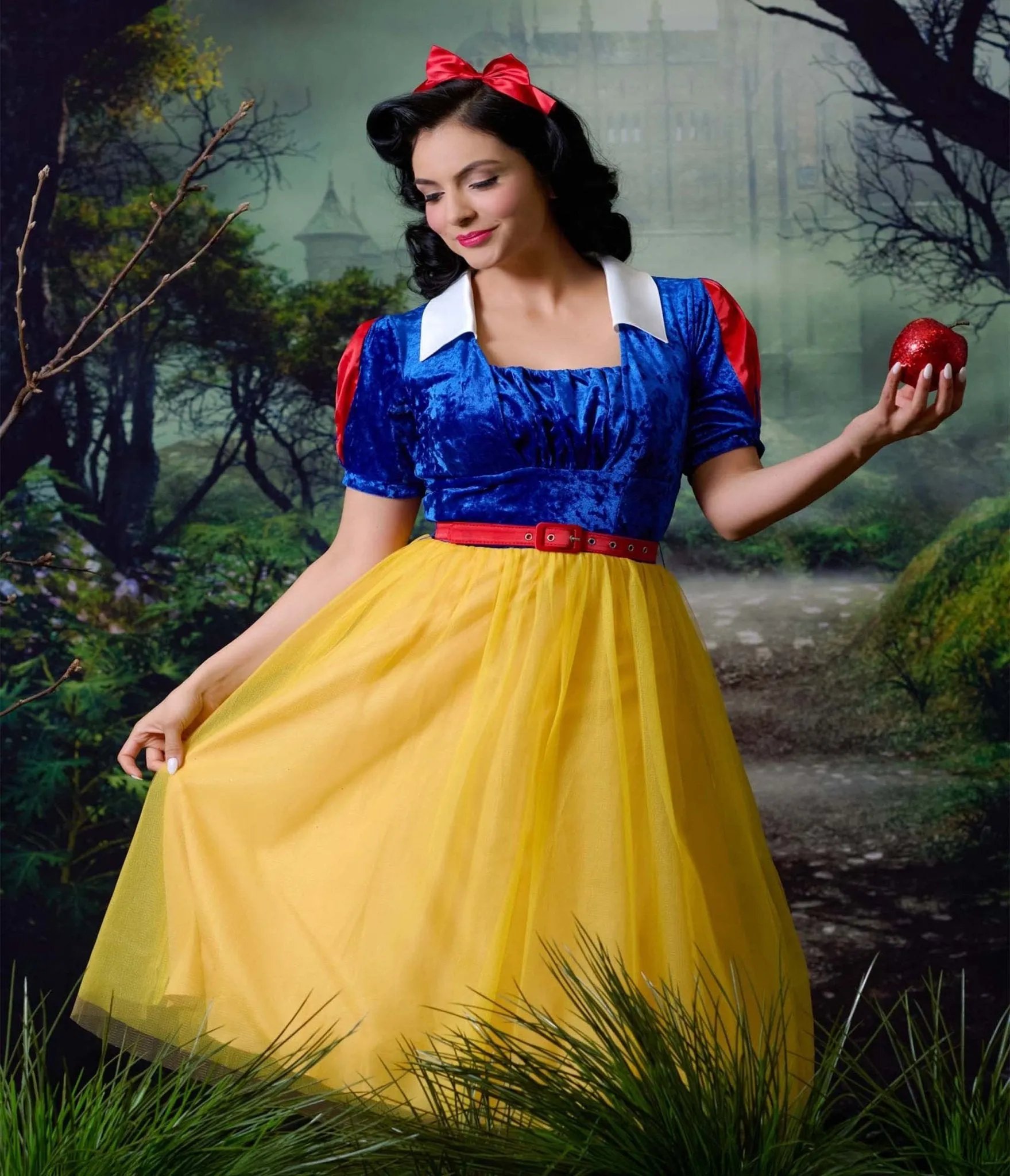 Disney's Snow White Collection by Unique Vintage Iconic Snow White Swing Dress