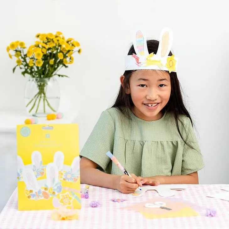 DIY Easter Bunny Ears Headband Kit - 6 Pack