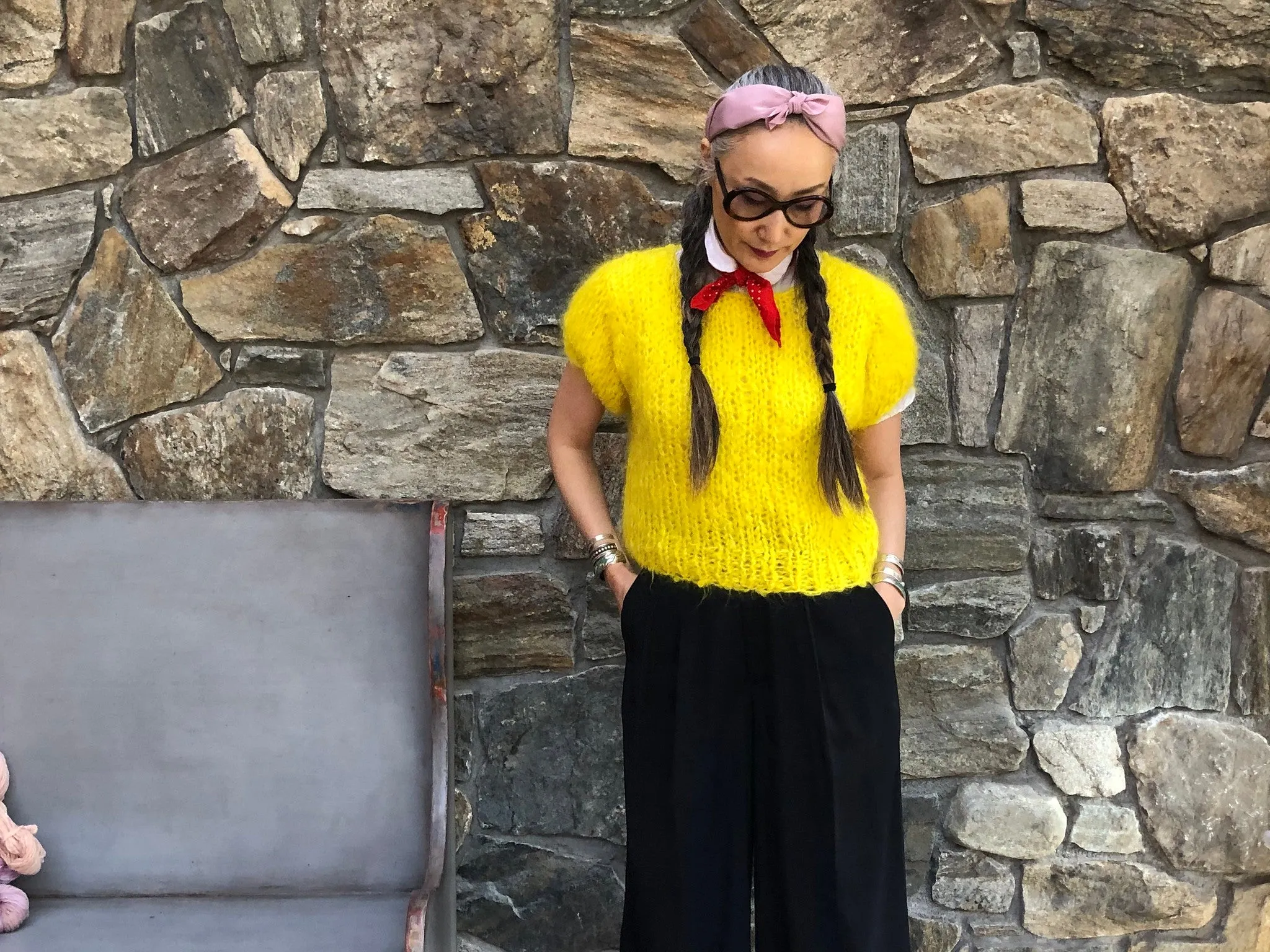 DIY Kit - Puff Sleeve Top - Mohair So Soft