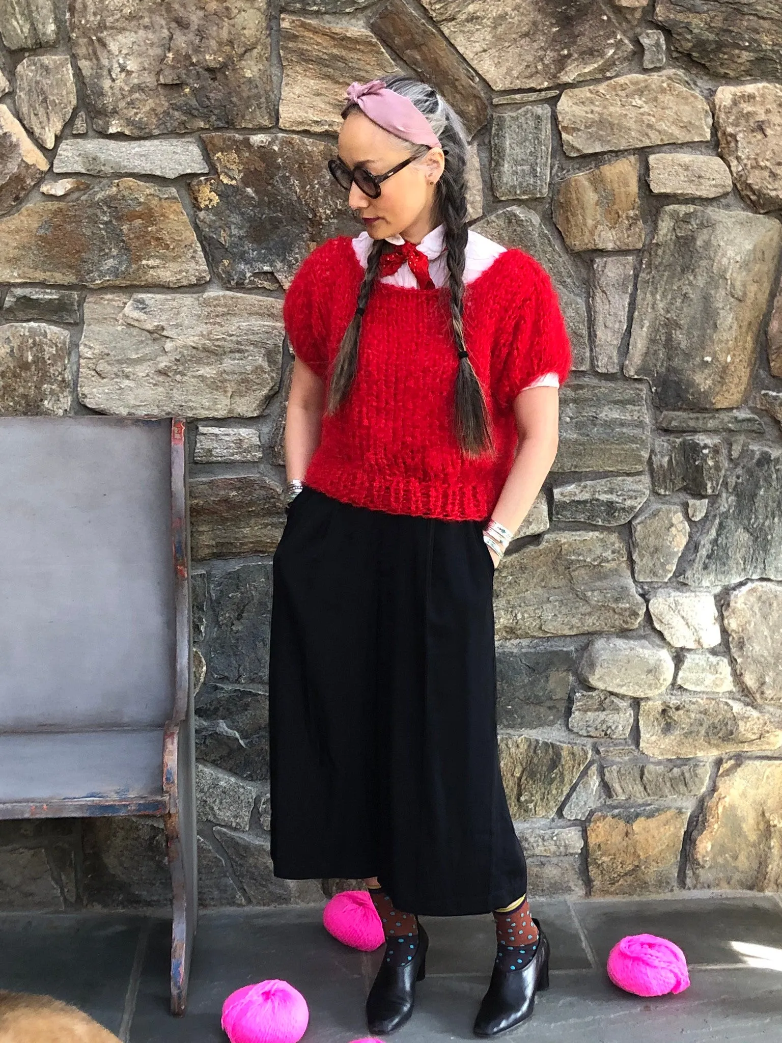 DIY Kit - Puff Sleeve Top - Mohair So Soft