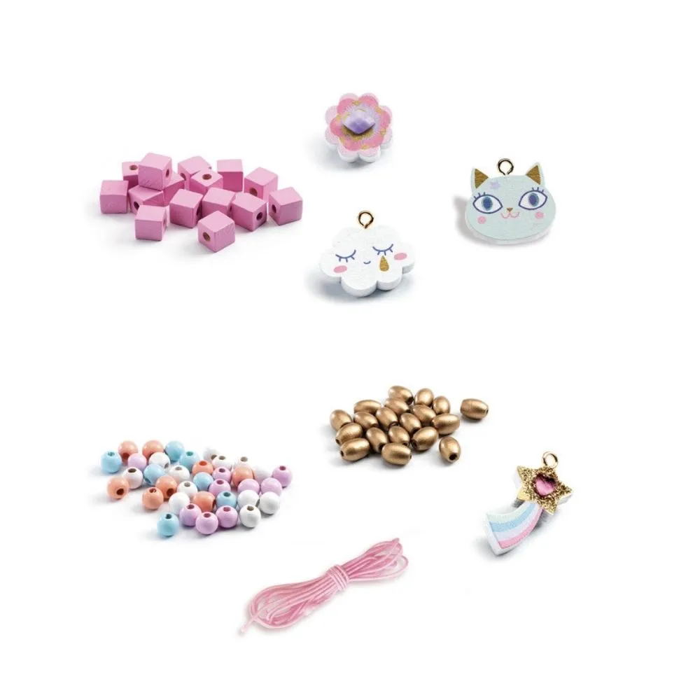 Djeco Headbands and Threading Tray - Precious