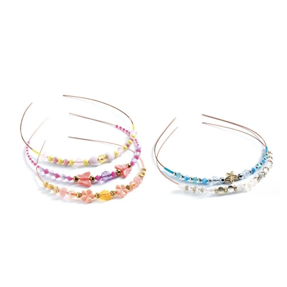 Djeco Headbands and Threading Tray - Precious