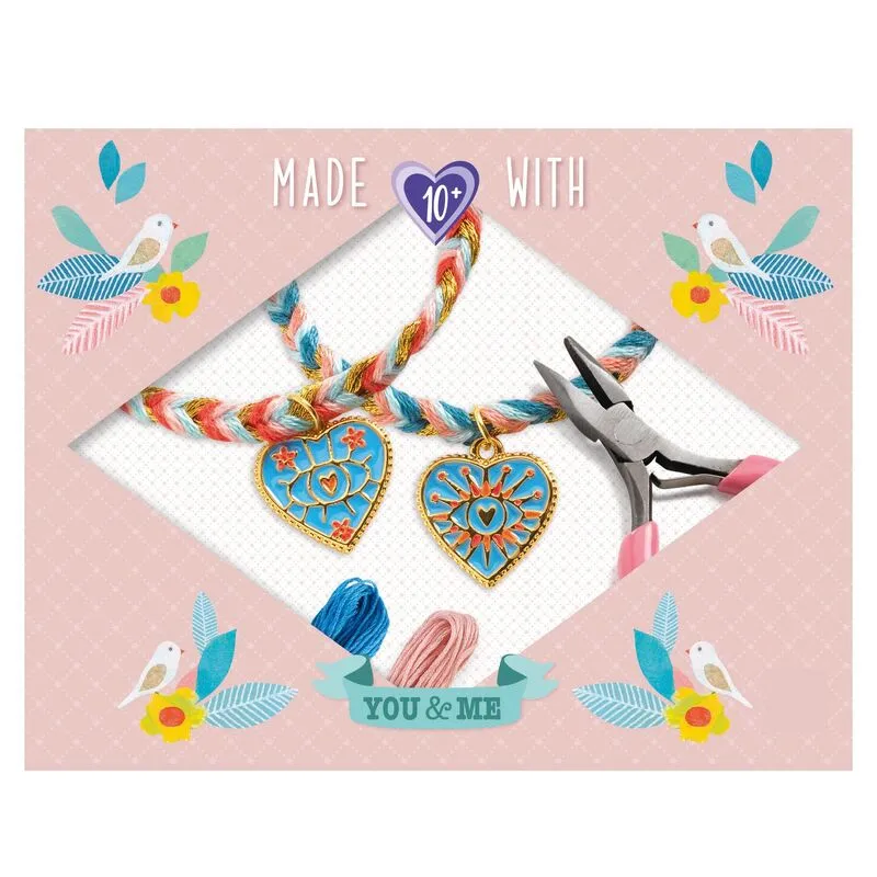DJECO - YOU & ME FRIENDSHIOS & HEARTS BEADS SET