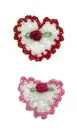 Dog Hair Accessories-Crochet Hearts with Elastics