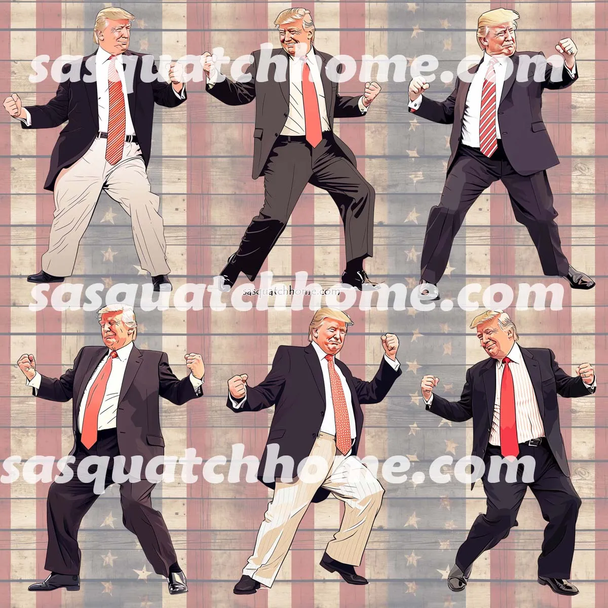 Donald Trump Themed Womens 2 piece Lacy Pajamas / lingerie