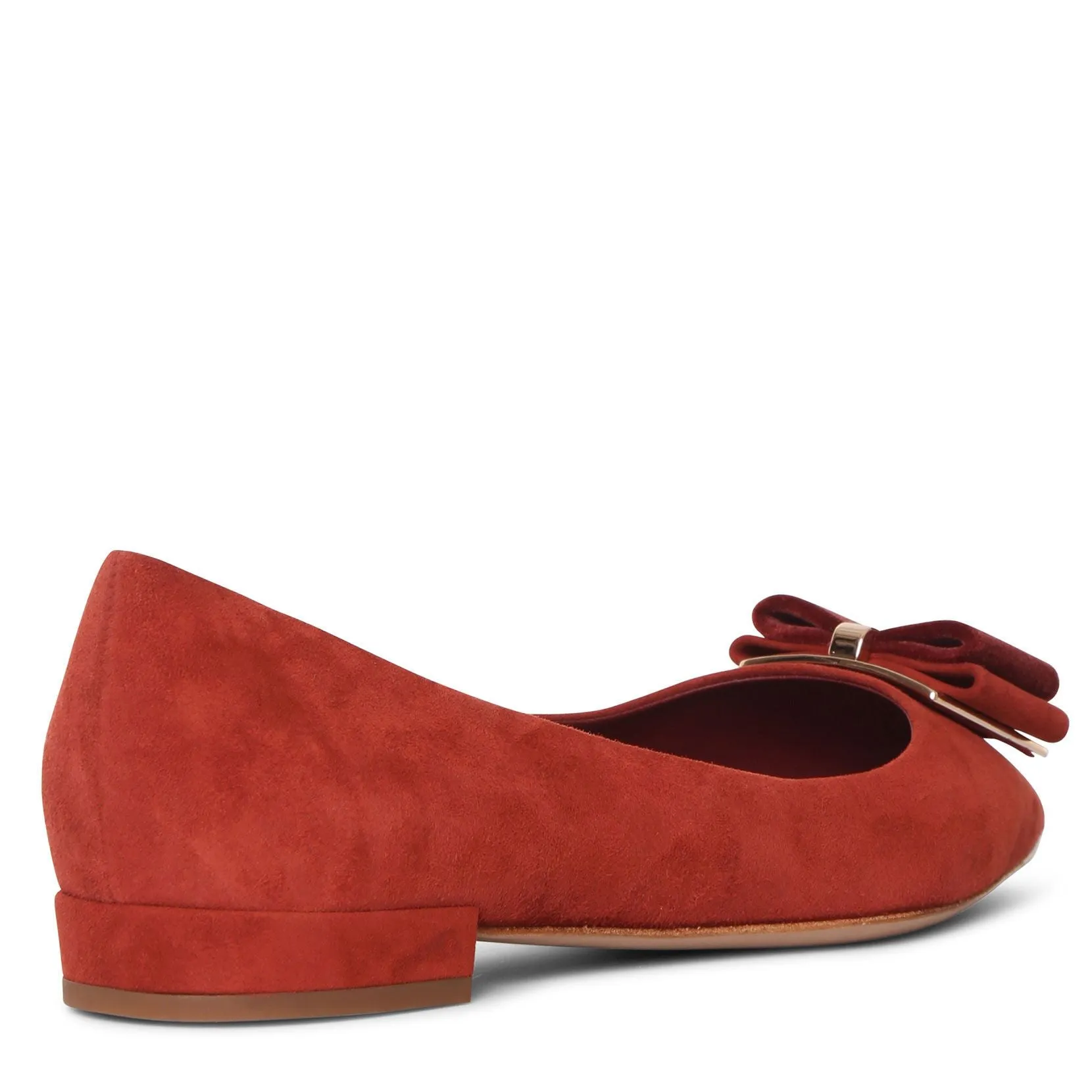 Double bow ballet flat