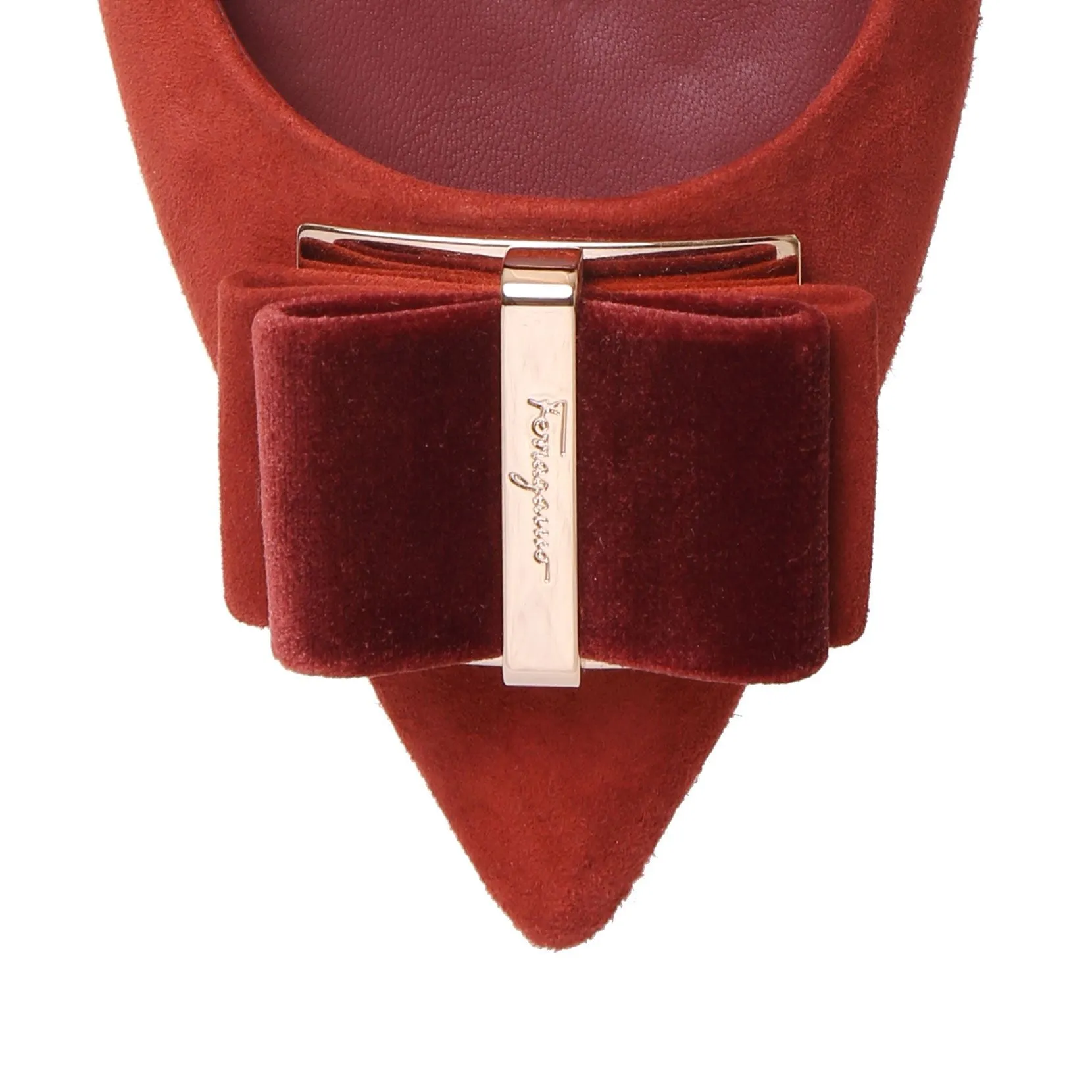 Double bow ballet flat
