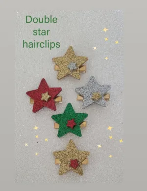 Double star resin clips