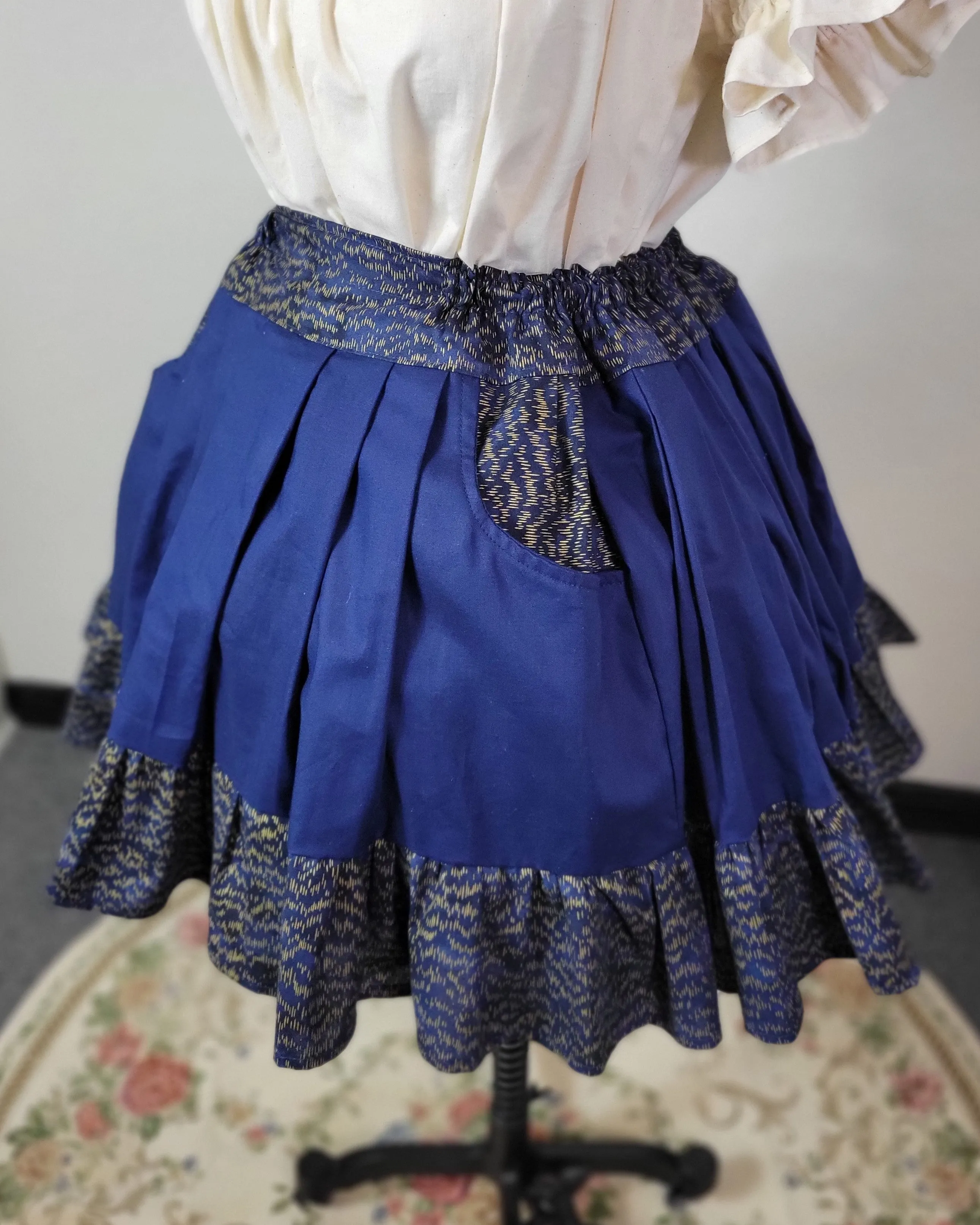 Drawstring Spicy Skirt with Pockets - Variety of Colors