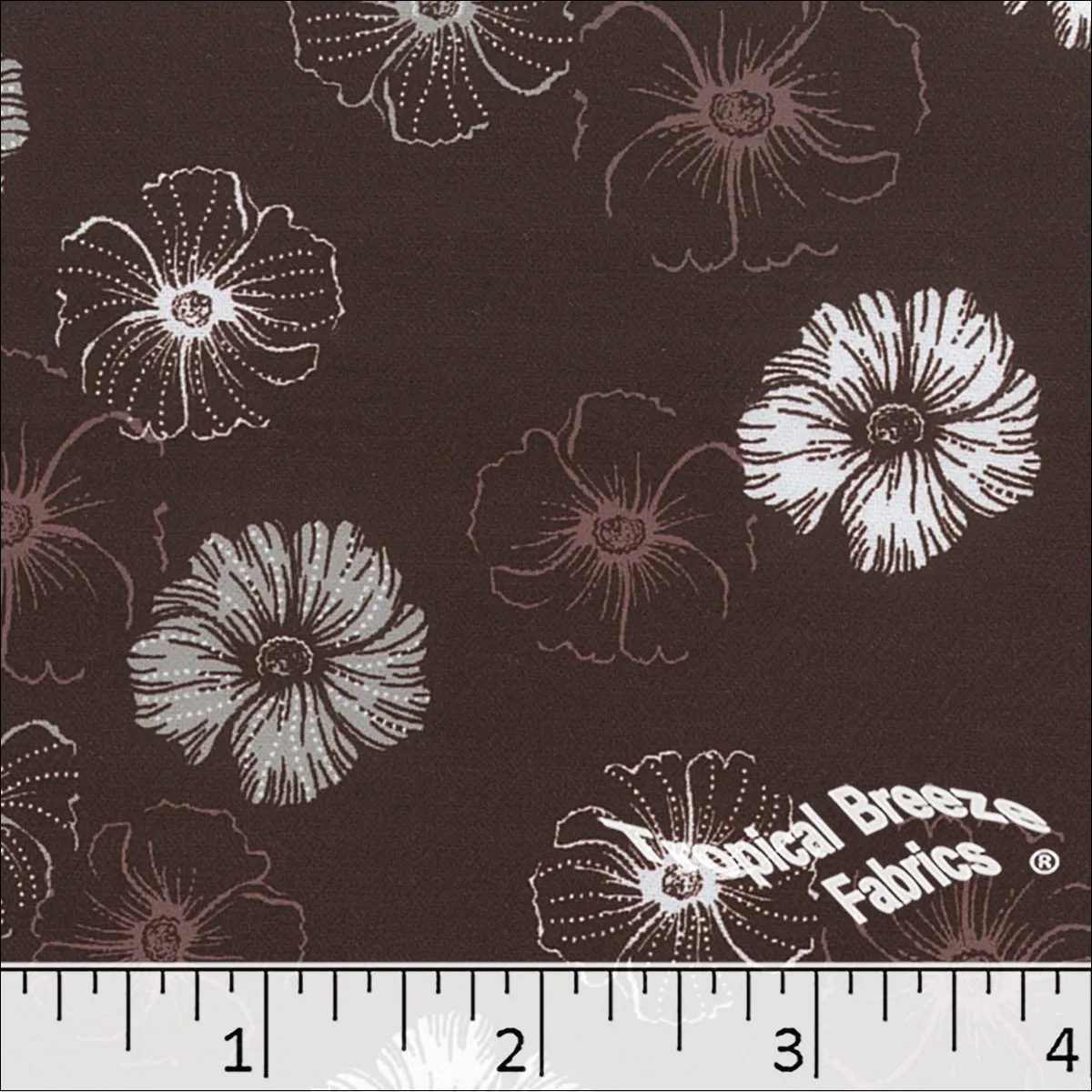 Dream Crepe Stretch Floral Print Polyester Fabric 04944