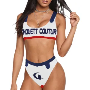 DRIPPIN WATER Sport Top & High-Waisted Bikini Swimsuit