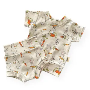 Easter Bunnies with Carrots Summer Lounge Set