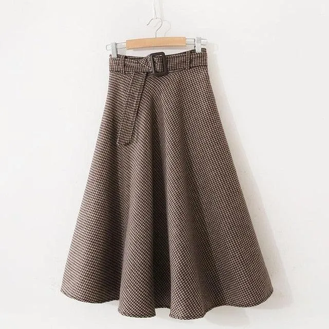 Elastic High Waist Loose Women Skirt