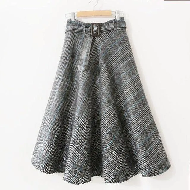 Elastic High Waist Loose Women Skirt