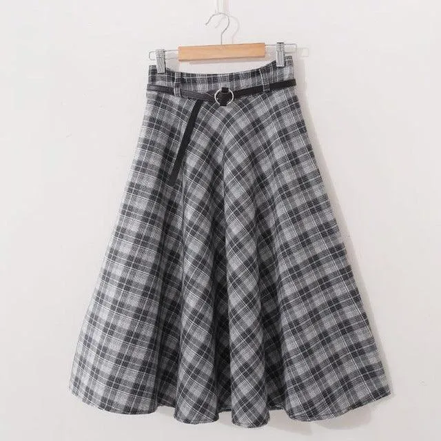 Elastic High Waist Loose Women Skirt