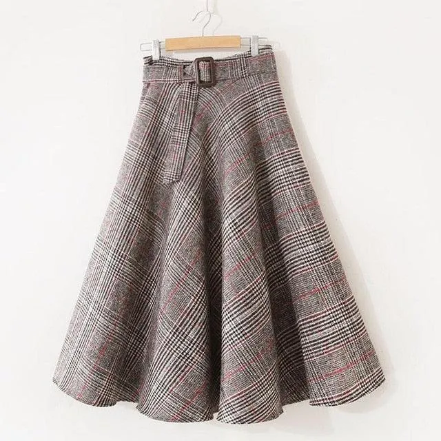 Elastic High Waist Loose Women Skirt