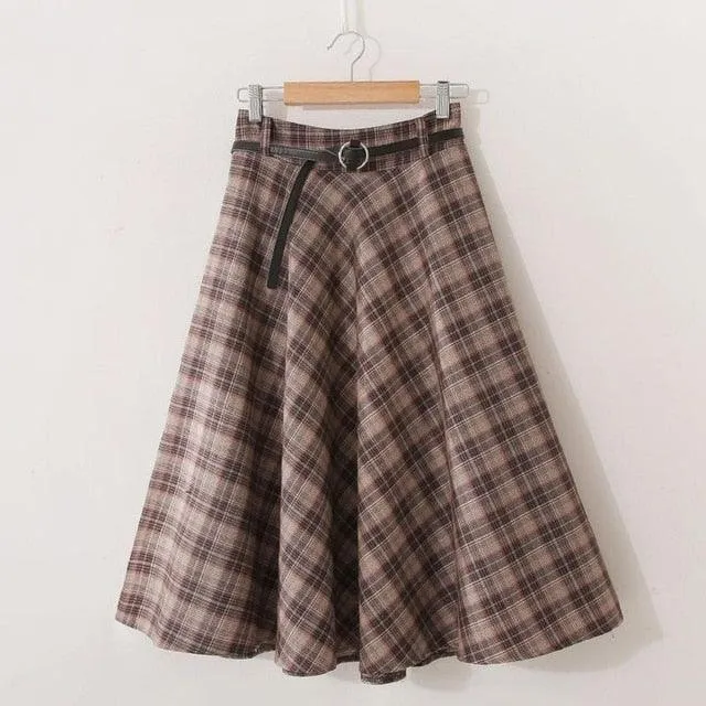 Elastic High Waist Loose Women Skirt