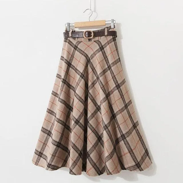 Elastic High Waist Loose Women Skirt