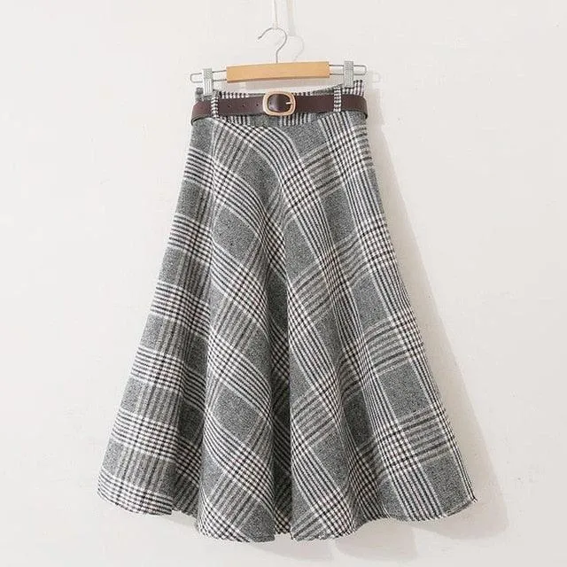 Elastic High Waist Loose Women Skirt