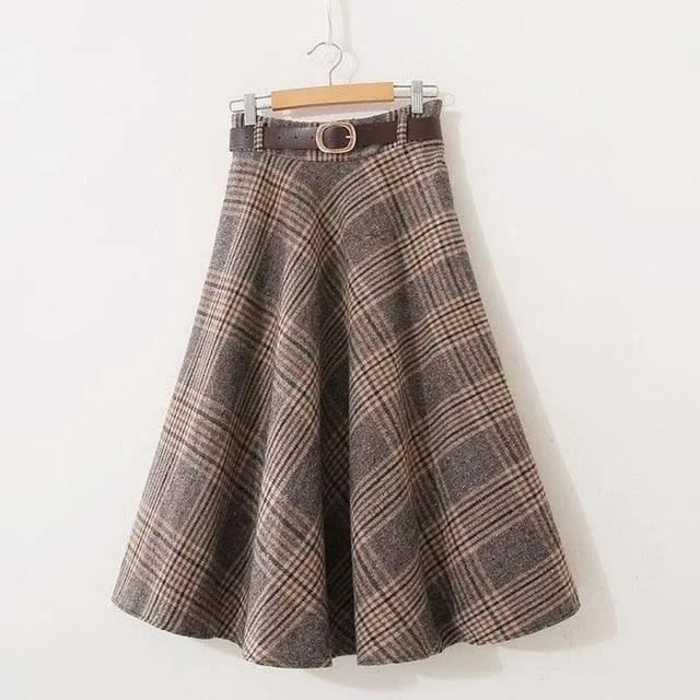 Elastic High Waist Loose Women Skirt