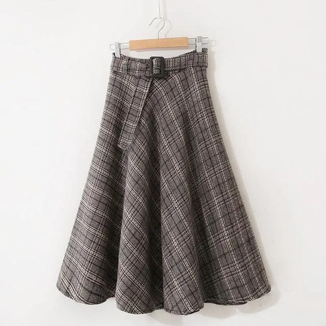 Elastic High Waist Loose Women Skirt