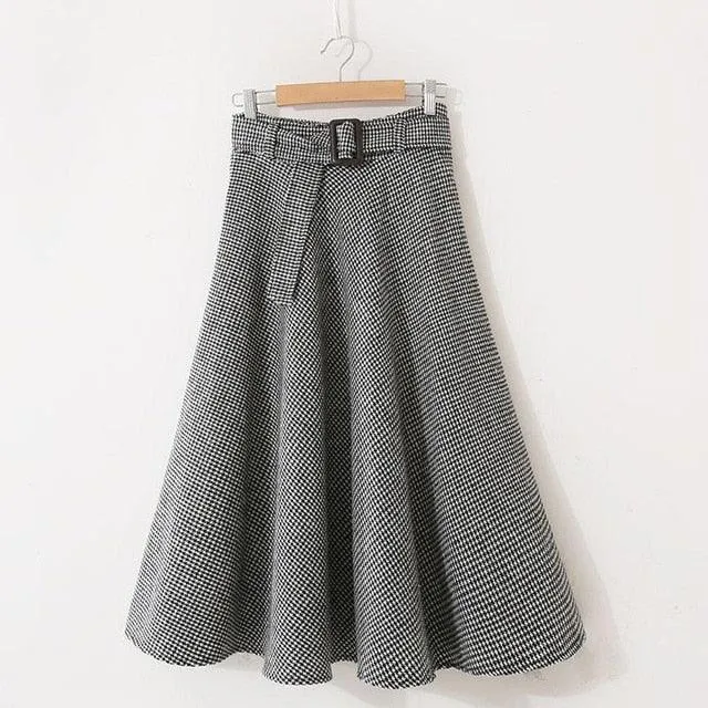 Elastic High Waist Loose Women Skirt