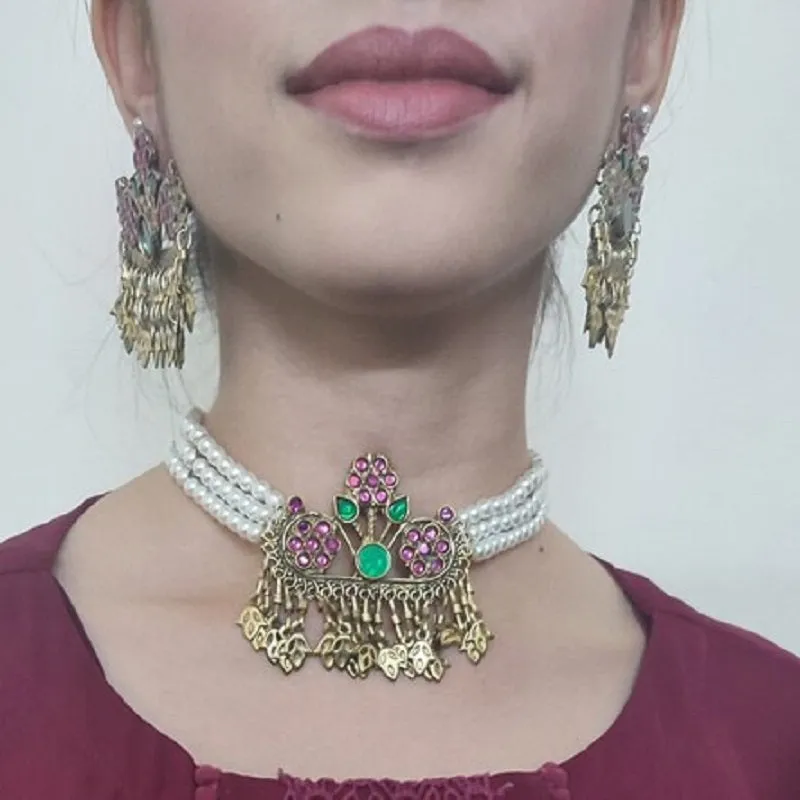 Elegant Floral Three Flower Jewelry Set