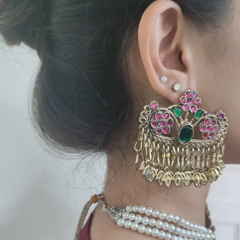 Elegant Floral Three Flower Jewelry Set