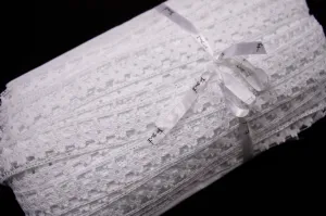 Eloise White Lace Trim