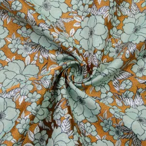 Emery Flowers Jacquard Polyester Blend