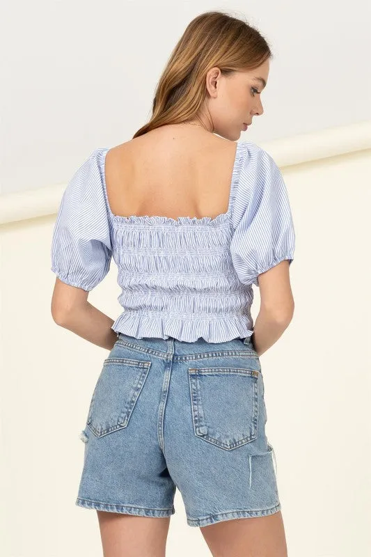 Emma Smocked Top
