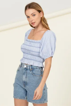 Emma Smocked Top