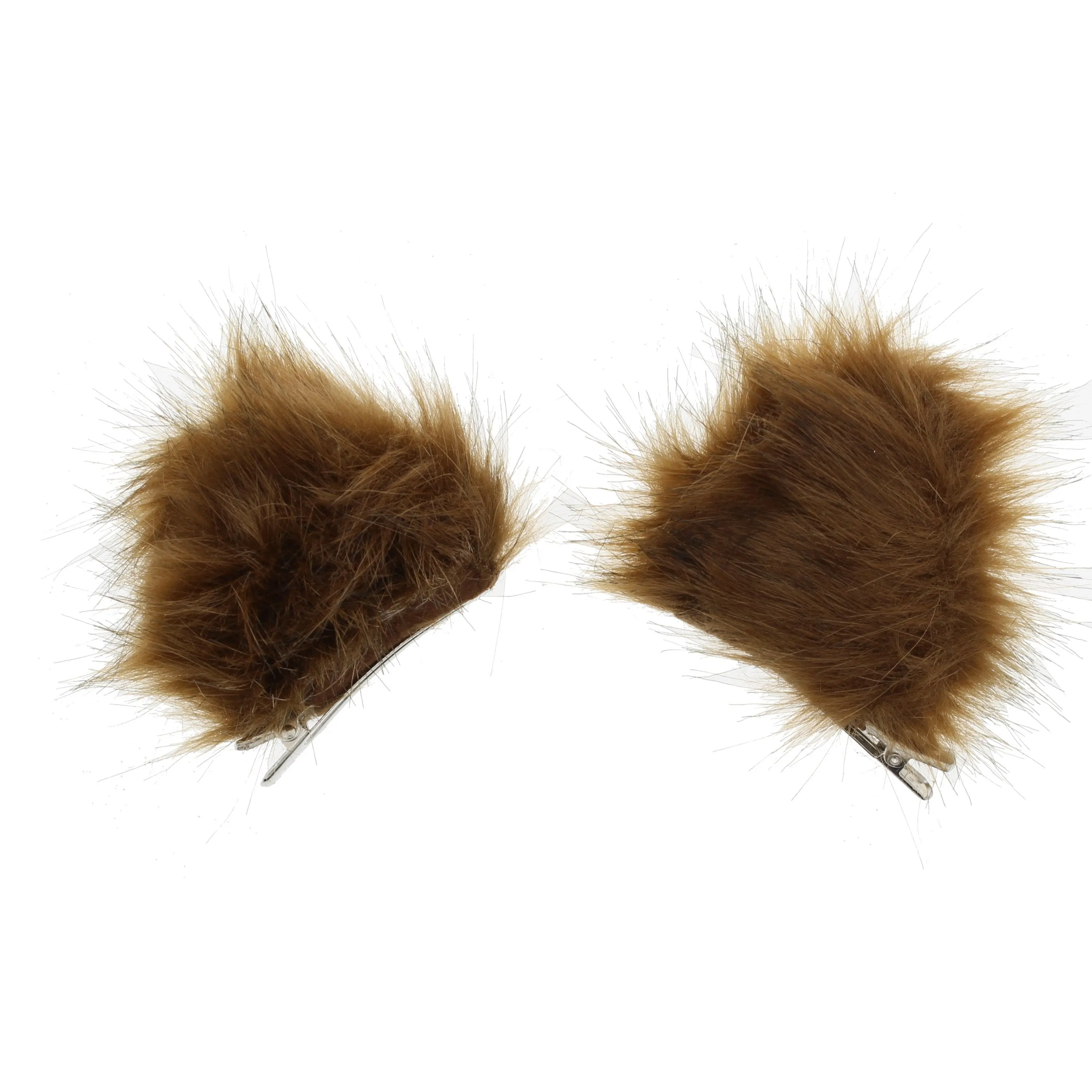Faux Fur Animal Ear Clips