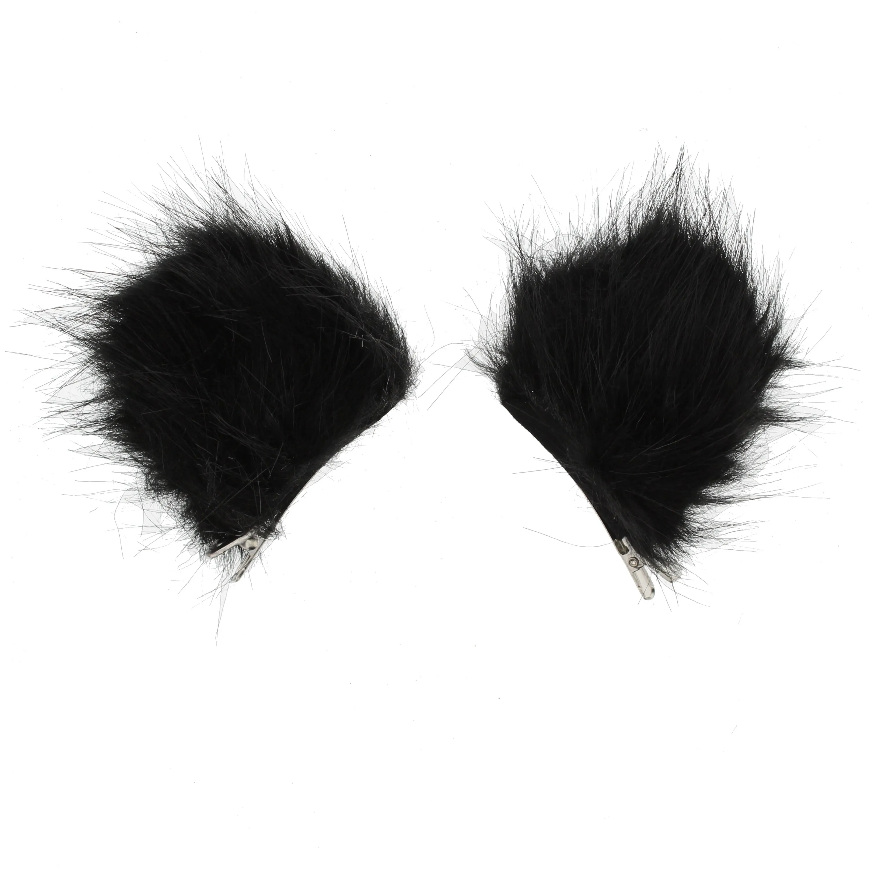 Faux Fur Animal Ear Clips