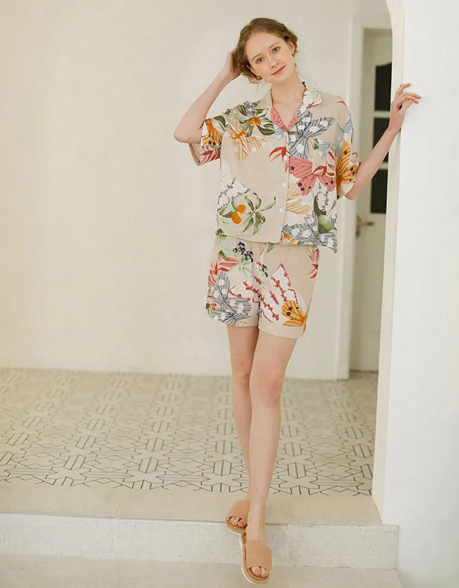 Floral Butterfly Pajamas