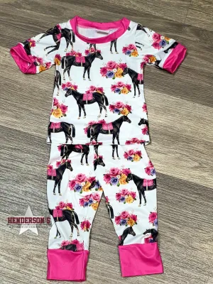Floral Horse Pajamas