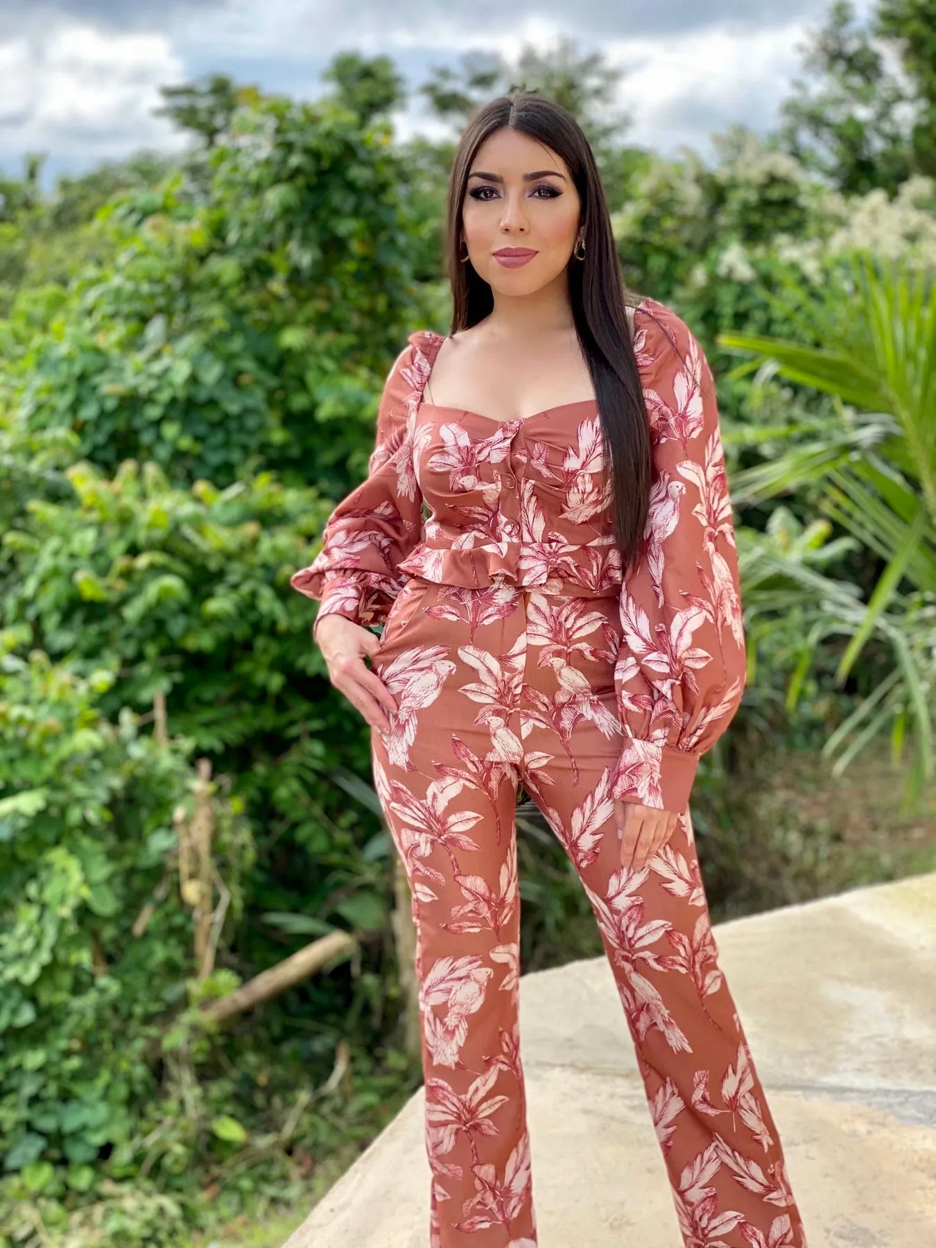 Floral Pant Set