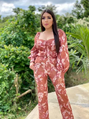 Floral Pant Set
