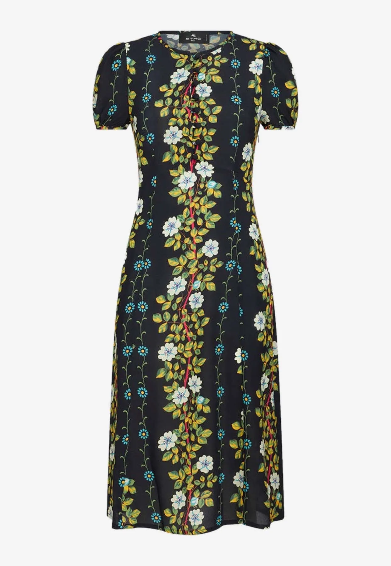 Floral Print Midi Dress